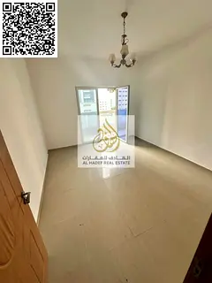 Two bedrooms, a living room, a bathroom, and a balcony. Large area in Al Nuaimiya 3.