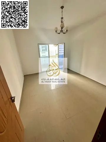 Two bedrooms, a living room, a bathroom, and a balcony. Large area in Al Nuaimiya 3.
