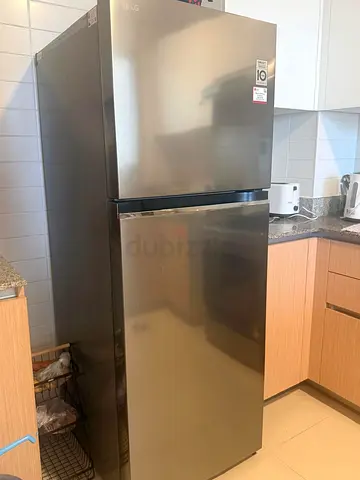 LG Top-Freezer Refrigerator 315L (Stainless Steel) - Good Condition