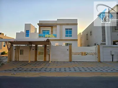 For sale: Villa in Al Zahia, Ajman, 3 bedrooms, living room, majlis, maid's room, land area 3014 sq
