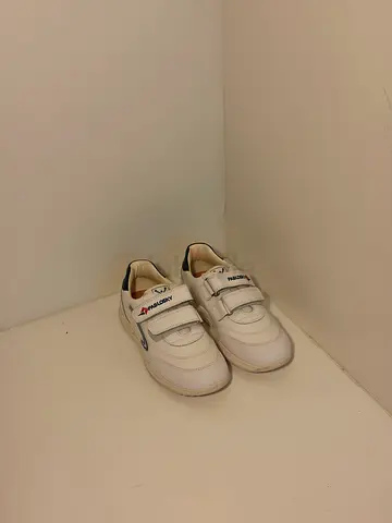 EU 37 Kids Casual Shoe | Pablosky White Leather/Rubber Sneaker