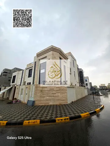 Villa for sale, freehold, open to all nationalities, in Al Zahia area, including electricity and registration fees.