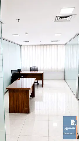 Office with Free DEWA and Wi-Fi, Flexible Payment Options
