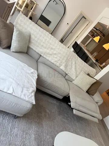 3 seater L shape and recliner sofa