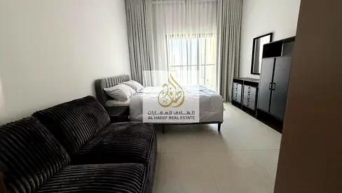 Available for rent: a fully furnished 1-bedroom apartment with a living room in Garden Residence Towers. The apartment is well-maintained and comes wi