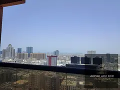 *A distinctive studio apartment for annual rent in Ajman, spacious, with a balcony, open view, excel