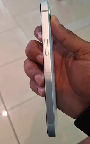 Apple iPhone with silver finish