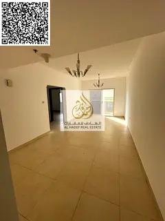 One-bedroom apartment for annual rent. 1 bathroom and balcony. Bedroom with built-in wardrobe. Al Nu