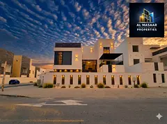 Residential and investment opportunity | Own a luxury villa in Al Helio 2, Ajman, with 6 master bedr