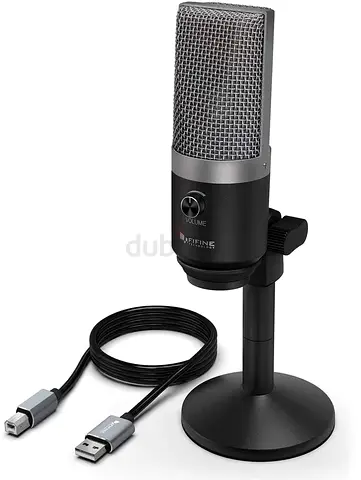 FIFINE USB Microphone, PC Microphone for Mac and Windows Computers,Optimized for Recording,Streaming