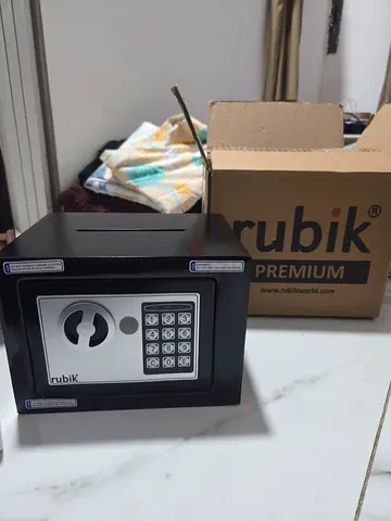 Rubik Small Electronic Safe Box - Good Condition