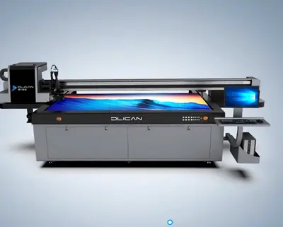 Industrial UV Visual-Carriage Scanning Printer 3.2m x 2m with 4 x Ricoh G6 Print Heads
