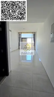 For annual rent in Ajman Two-bedroom apartment with a living room, second tenant, three bathrooms, t