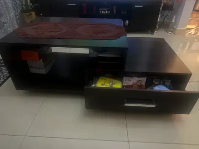 Small Brown Wood Coffee Table / Centre Table