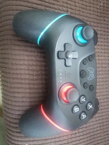Wireless Bluetooth Game Controller with RGB Lights - Works with PC/Android