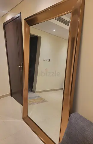 Large Full-Length Framed Floor Mirror - Bronze Frame