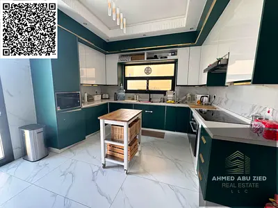 فيلا مفروشه مودرن بالكامل / 5 غرف نوم ماستر / صاله كبيره / مجلس واسع/ تشطيبات سوبر ديلوكس / لوكيشن قريب لدبي والشارقه وقريب من الخدمات/تسهيلات الدفعات