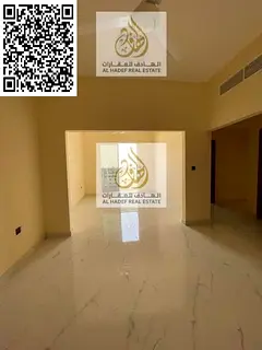 Two bedrooms, a living room, three bathrooms, a master bedroom with a balcony, a large area in Al Ju