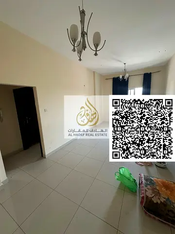 شقة للإيجار السنوي بالروضة 1 خلف شرطة الحميدية، غرفة وصالة، 2 حمام، غرفة ماستر بخزائن حائط، موقع مميز، السعر 32000 درهم على 4 دفعات، تأمين شيك لا يصرف