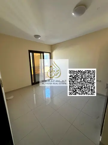 غرفتين وصاله مع 2 حمام مع بلكونه اطلاله مفتوحه مع خزائن بالحائط صاله منعزله مساحه كبيره جدا وتشطيبات ممتازه موقع متميز بالنعيميه 1 بجوار مدرسه الحكمه