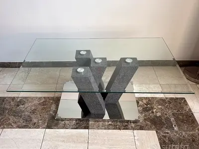 Glass Top Coffee Table Good Quality Branded