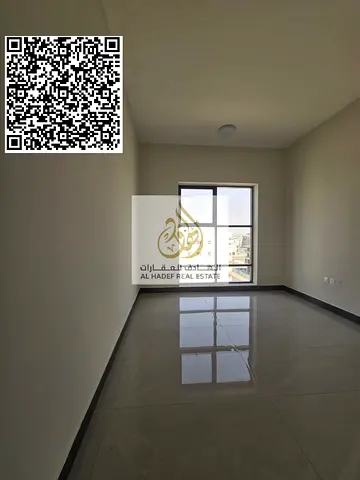 A room and a living room with two bathrooms and a balcony with an open view that gives you a feeling of comfort and spaciousness, in addition to panor