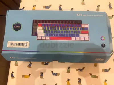 K61 Rainbow Compact Mechanical Keyboard (Brand New in Box) with delivery