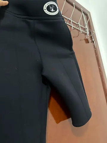 Black Neoprene Slimming Sweat Pants