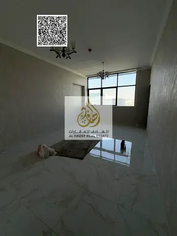 غرفتين وصاله تانى ساكن ايجار سنوى بمنطقه الجرف عجمان مع باركن وجيم ومسبح