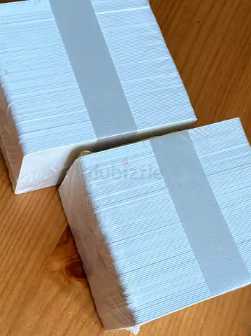 white PVC cards commonly used for ID card printing / new