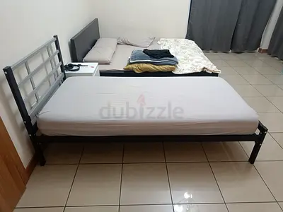 Pan home single bed with memory foam mattress