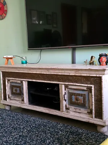 Distressed wood, Elegant TV Cabinet for sale