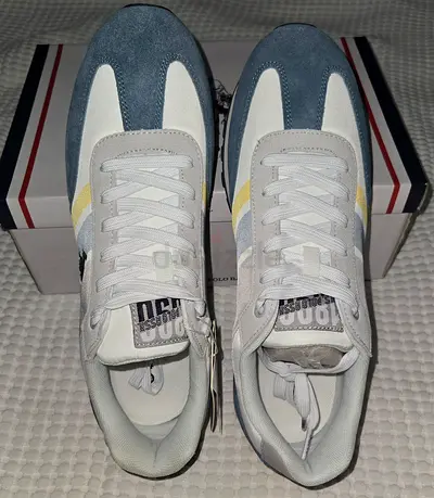 Genuine Mens Polo Ralph Lauren Suede  Mesh Sneakers - Size Euro 44