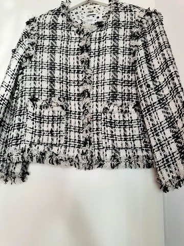Classic Tweed blazer with Crystal Embellishments, excellent Condition