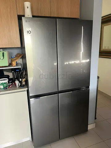 Free delivery LG brand side by side Refrigerator - Stainless Steel, Like new Condition