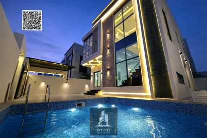 Prime Villa One Minute from Sharjah Sustainab Freehold Pool Villa in Al Yasmeen