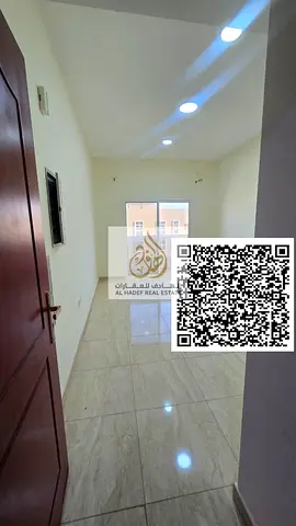 شقة غرفة وصالة للإيجار بالروضة 2 بعجمان بحمامين وبلكونة وتكييف مركزي قريبة من شارع الشيخ عمار والدفع 4 دفعات فقط مـساحـه واسعه جدا موقع ممتاز بالخدمات