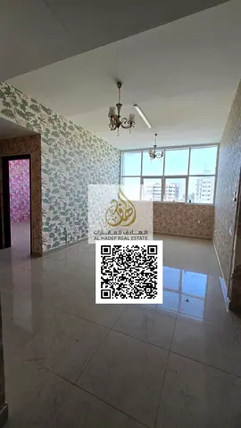 شقة غرفتين وصالة + غرفة خادمة للإيجار السنوي في الحميدية – مقابل محكمة عجمان وقريب من جامعة عجمان موقع استراتيجي | مساحات مريحة | مناسب للعائلات | دفع