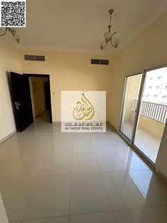 1 Bedroom &amp; Hall for Rent | Al Rawda 1 – Near Al Hamidiya Police | Separate Living Room | 2 Ba