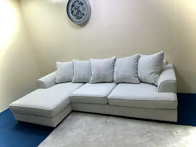 Excellent condition the one brand Kingston lshape sofa