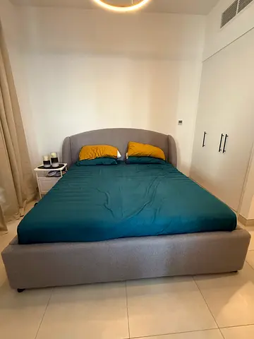 Queen bed with mattress for sale