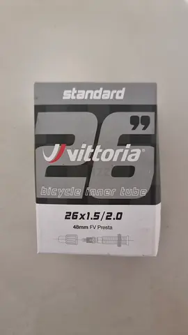 Vittoria 26x1.5/2.0 Bicycle Inner Tube (Presta) - New
