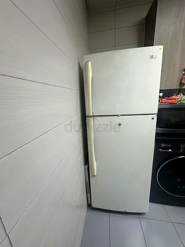 Used double-door refrigerator (top freezer) - working