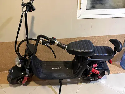 Used Winner Sky Electric Scooter with Dual Seat - Good Condition