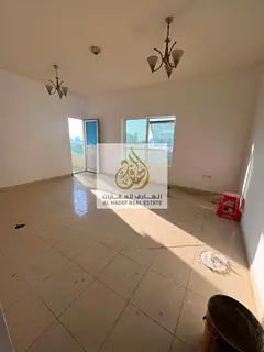 Annual rent in Ajman, Al Rashidiya 2 area, Al Bustan, Mina Street, Orient Towers. Two-bedroom apartm