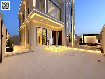 Modern cornar villa on a main street, parking space for 10 cars.