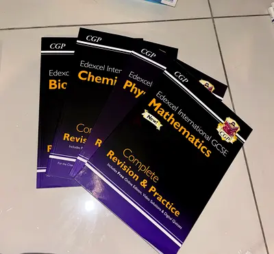 CGP Edexcel International IGCSE Complete Revision  Practice Books (Maths, Physics, Chemistry, Bio)