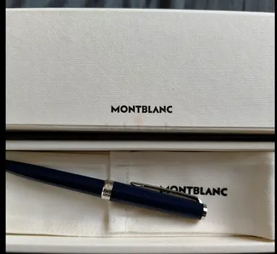 Montblanc Meisterstück Blue Rollerball Pen with Box - not used still in the original package