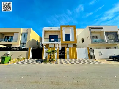 تملك فيلا طابقين مع روف تصميم مودرن تشطيب سوبر ديلوكس بسعر شامل الماء والكهرباء موقع مميز قريب جميع الخدمات وقريب شارع الشيخ محمد بن زايد تملك حر
