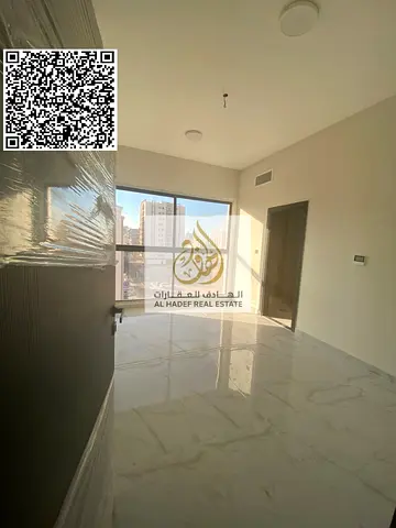 Two bedrooms, a living room, three bathrooms, and a balcony. Largest area in Ajman.